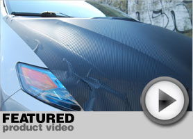 Honda Civic Carbon Fiber Hood Wrap